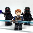 Jedi Cal Kestis and 2 Purge Trooper Minifigures Jedi Fallen Order Clone Troopers