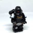 Space Marine Black Templar Minifigure Warhammer 40k Adeptus Astartes (Black)