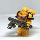 Space Marine Minifigure Warhammer 40k Adeptus Astartes (Yellow)