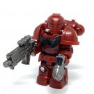 Space Marine Minifigure Warhammer 40k Adeptus Astartes (Red Armor)