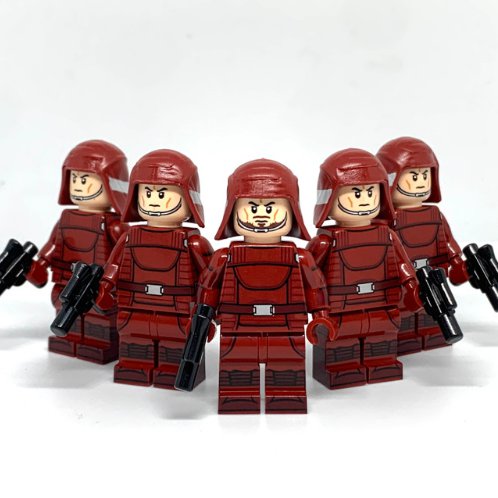 5x Naboo Security Guard Minifigures Star Wars Mandalorian Season 3 Appearance