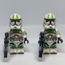 2 Horn Company Clone Trooper Minifigures Star Wars Jet Trooper