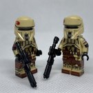 2 Shoretrooper Minifigures Star Wars Imperial Army Scarif Rogue One