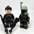Boba Fett and Fennec Shand Minifigures Star Wars The Mandalorian Book of Boba Fett