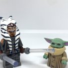 Ahsoka Tano and Grogu Minifigures Star Wars Jedi The Mandalorian Baby Yoda