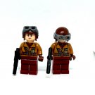 2x Naboo Pilot Minifigures Star Wars