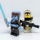 Aayla Secura and Commander Bly Minifigures Star Wars Jedi and 327th Clone Trooper