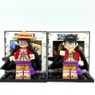 Monkey D. Luffy Minifigures One Piece Straw Hat 2-figure set