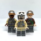 3 Rebel Soldier Minifigures Star Wars Rebel Trooper