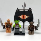 3 Mordor Orc Warrior Minifigures Lord of the Rings