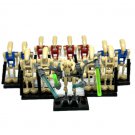 General Grievous and 12x Battle Droid Minifigures CIS Droid Army Builder