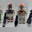 Delta Squad Minifigures Star Wars Republic Commando Clone Troopers with Armor