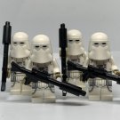 4 Snowtrooper Minifigures Star Wars Hoth Imperial Army Stormtroopers