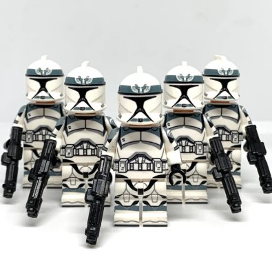 Wolfpack Clone Trooper Minifigures Star Wars Phase 1 Clones