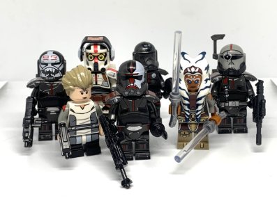 The Bad Batch Minifigures Star Wars Clone Troopers Wrecker Hunter Crosshair Tech Echo