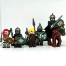 Lord of the Rings Rohan Soldier Knight Minifigures with Horse