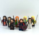 Lord of the Rings Set of 8 Minifigures - Elves Theoden Aragorn