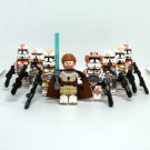 212th Legion Army Bundle Star Wars Minifigures Commander Cody Obiwan Kenobi Clone Troopers