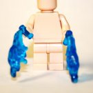 Blue Fire flame Weapons for Minifigure