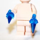 Blue Fire flame Knives for Minifigure