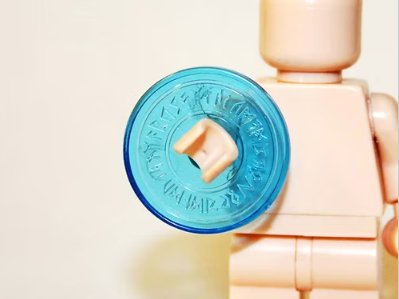 Small Blue Hand power ring for Minifigure