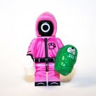 Game Manager with Baby Squid Game Netflix Horror TV Show Minifigure