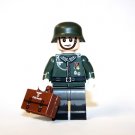 German Army Officer with Brief Case Dress uniform WW2 Minifigure