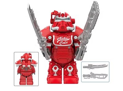 Nuke Cola Mech Armor Fallout Video Game TV Show Minifigure