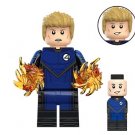 Human Torch The Fantastic Four First Steps Dark Blue Minifigure