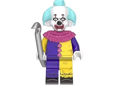 Killer Klowns from Outer Space Horror Clown Blue Red Minifigure