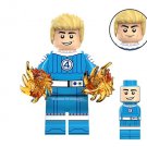 Human Torch The Fantastic Four First Steps Blue Mini Minifigure