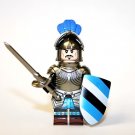 Blue Armored Knight Castle soldier Minifigure