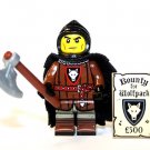 Wolfpack Knight Castle soldier Axeman Minifigure