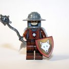 Wolfpack Knight Castle soldier Mace Weapon Minifigure
