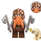 Gimli Dwarf LOTR Lord of the Rings Hobbit Golem Minifigure