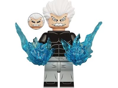 Silver Fang One-Punch Man Cartoon Anime Minifigure