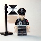 Heinrich Himmler SS Leader WW2 with SS Flag German Minifigure