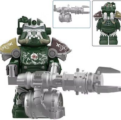 Green Mech Armor Fallout Video Game TV Show Minifigure