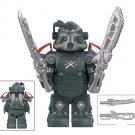 Silver Mech Armor Fallout Video Game TV Show Minifigure