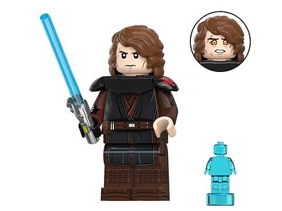 Anakin Skywalker Clone Wars Cartoon Dark Armor Star Wars Minifigure