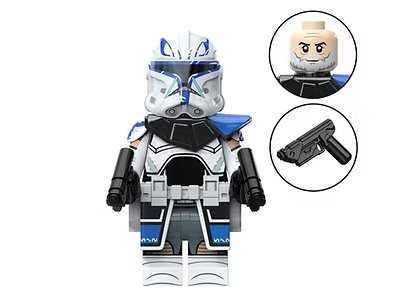 Captain Rex 501st Clone Trooper Star Wars Cartoon Rebels Minifigure