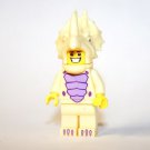 Boy in Tan Triceratops Dinosaur suit Minifigure