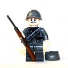 Italian Soldier with Mustache WW2 Army Soldier Minifigure