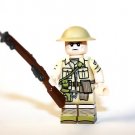 British SAS Desert Infantry Officer WW2 Army Soldier Minifigure