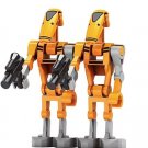 Battle Droid pack of 2 Orange Star Wars Minifigure