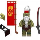 Orc Warrior with Banner World of Warcraft LOTR Minifigure