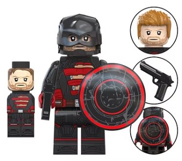 US Agent with Mini Thunderbolts Marvel MCU Minifigure