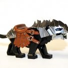 Dark Black Orc Wolf in Armor LOTR Lord of the Rings Hobbit TV Minifigure