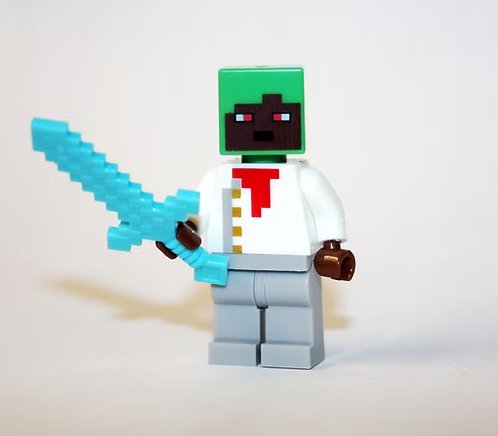 Baker Minecraft game TV Minifigure