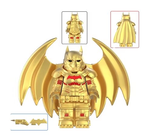 Batman XE Gold Suit Comic DC Minifigure TV Minifigure